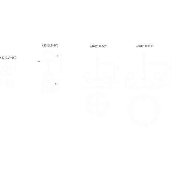 A4012AP-1CC Бра Arte Lamp TURANDOT