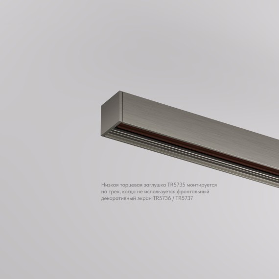 TR5735-DN Торцевые заглушки 2шт (при монтаже без экрана) Denkirs Shine 48V