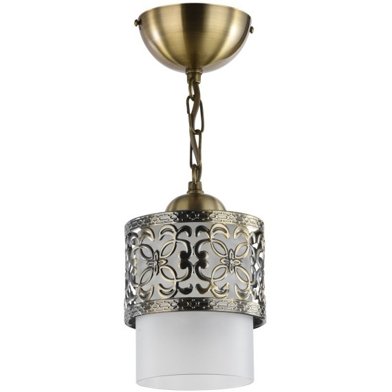 Подвесной светильник с 1 плафоном Freya FR2200-PL-01-BZ Teofilo под лампу 1xE27 60W