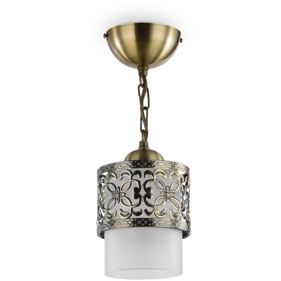 Подвесной светильник с 1 плафоном Freya FR2200-PL-01-BZ Teofilo под лампу 1xE27 60W