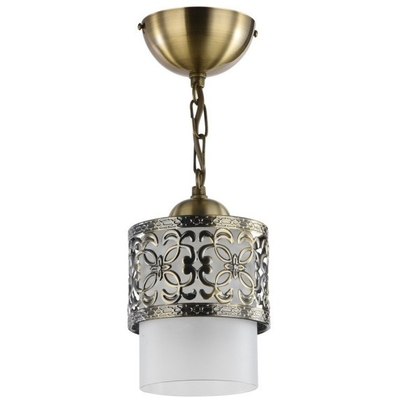 Подвесной светильник с 1 плафоном Freya FR2200-PL-01-BZ Teofilo под лампу 1xE27 60W