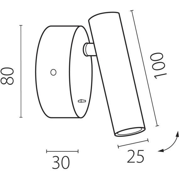 Бра LED 3W 170LM 4000K Omega Lightstar 200546