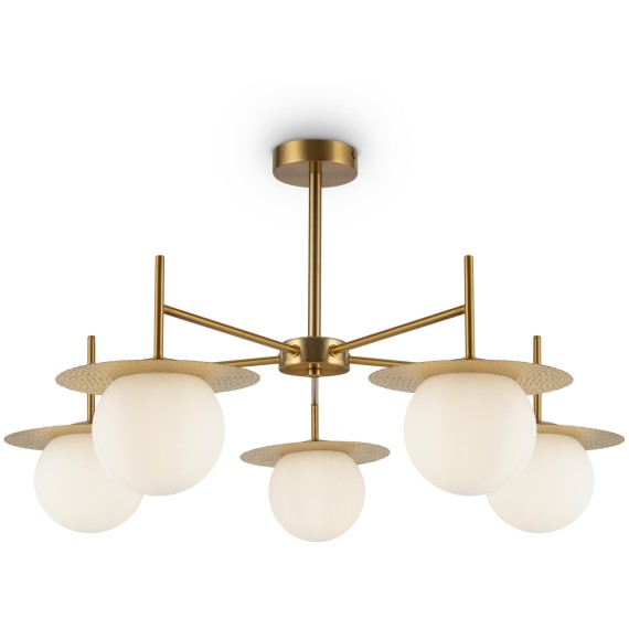 Люстра на штанге Freya FR5202PL-05BS Camelia под лампы 5xE27 60W