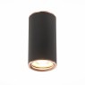 ST111.427.01 Светильник потолочный Черный GU10 1*50W D54xH105 220V Без ламп Накладные светильники