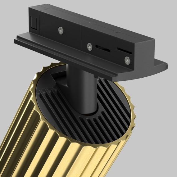 Однофазный двужильный трековый светильник Maytoni Unity TR218-1-GU10-BS Calipso под сменную лампу GU10