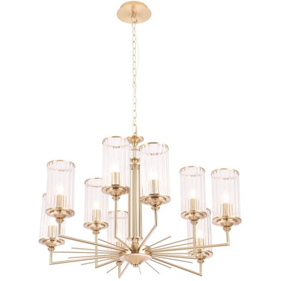 Люстра Crystal Lux GLORIA SP9 BRASS