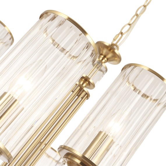 Люстра Crystal Lux GLORIA SP9 BRASS