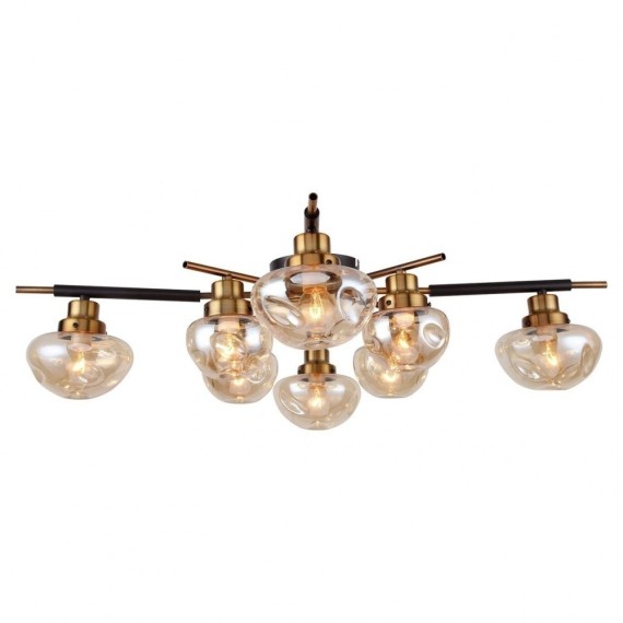 Люстра потолочная Lussole GRLSP-8142 OAHE IP21 под лампы 8xE14 48W