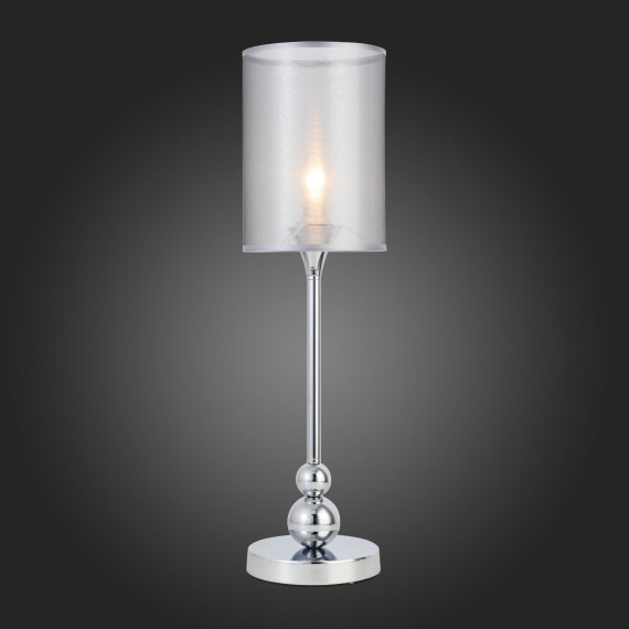 SLE107104-01 Прикроватная лампа Хром/Серебристый E14 1*40W PAZIONE