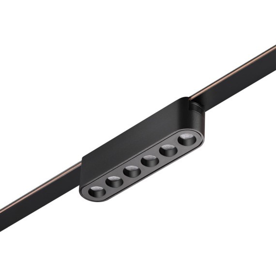 359458 Трековый ременный светодиодный SMART светильник c доп. механическим перекл. цветности Novotech EASY CRI90+ 3000-6000К 220Лм 28° 6W TUYA, Алиса, Wi-Fi