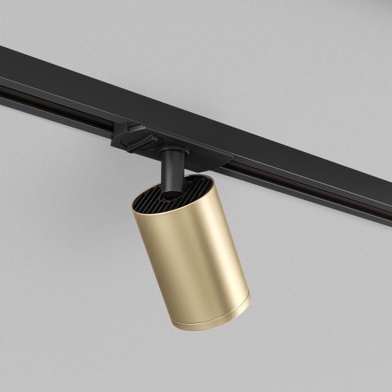 Однофазный двужильный трековый светильник Denkirs DK6201-BG Tube под сменную лампу GU5.3