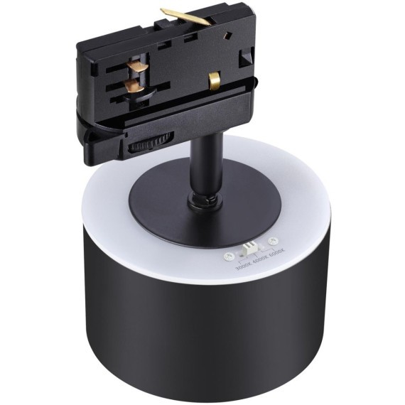 Светильник трехфазный трековый светодиодный с переключателем цветовой температуры Novotech Giro 358977