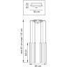 Люстра подвесная Tubo Lightstar L8T747343