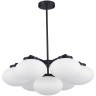 SL1503.403.07 Люстра подвесная ST-Luce Черный/Белый E27 7*40W MODICA