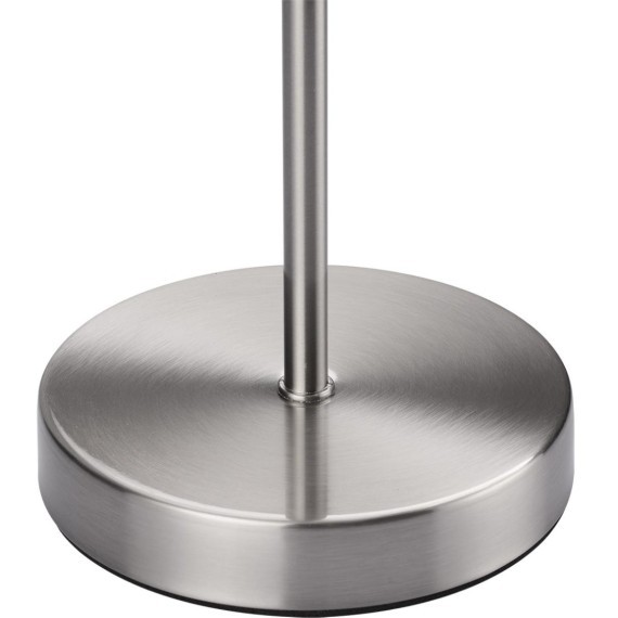 8250/1T MODERNI LN25 000  никель/бежевый, металл/текстиль Настольная лампа Е27 60W 220V NIKKI