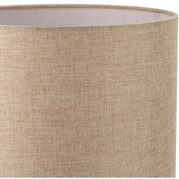 8250/1T MODERNI LN25 000  никель/бежевый, металл/текстиль Настольная лампа Е27 60W 220V NIKKI