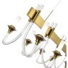 SL1241.213.08 Люстра подвесная ST-Luce Золотистый/Белый E14 8*40W VETRANO
