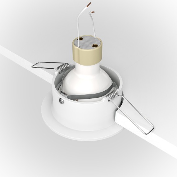 Встраиваемый светильник Maytoni DL027-2-01W Slim под лампу 1xGU10 50W