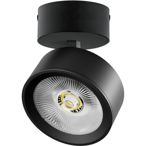 Черный накладной поворотный светодиодный спот 30Вт 36° CRI90 3000К 3510Лм Alta Pro Lightstar A5637SO