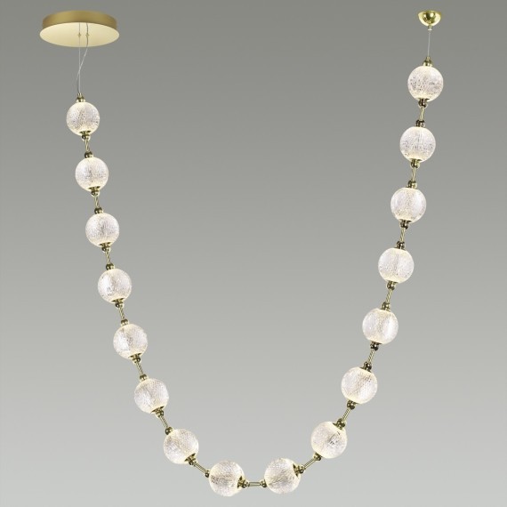 Подвесной дизайнерский светильник Odeon Light LED 64W 4000K 3520Лм CRYSTAL 5008/64L