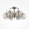 Люстра потолочная Freya FR2020-PL-06-BZ Simone под лампы 6xE14 40W