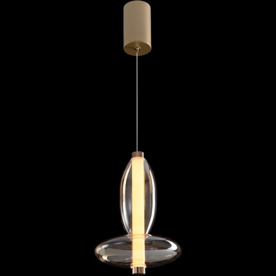 Светильник подвесной Crystal Lux QUASAR SP7W LED AMBER 3790/207