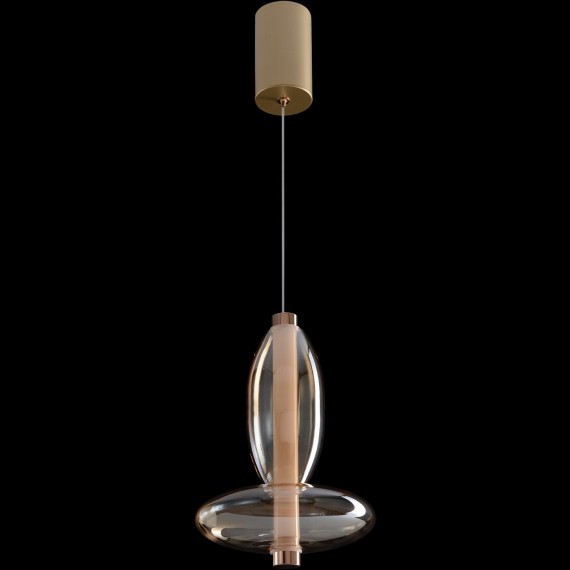 Светильник подвесной Crystal Lux QUASAR SP7W LED AMBER 3790/207