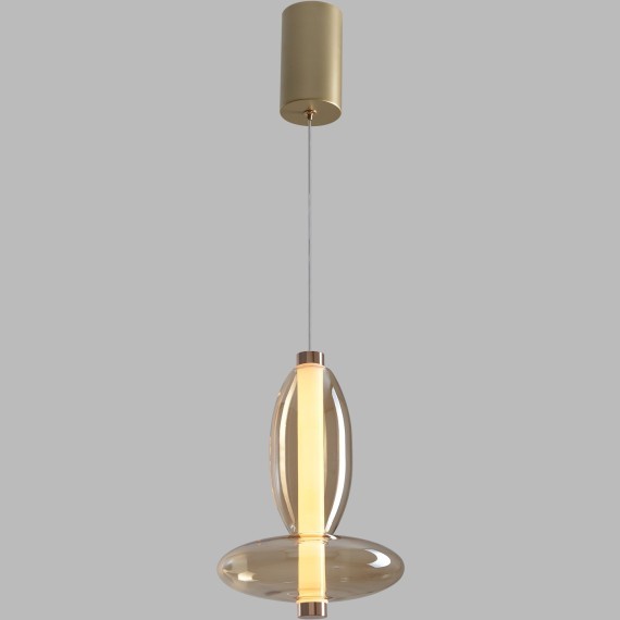 Светильник подвесной Crystal Lux QUASAR SP7W LED AMBER 3790/207