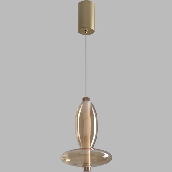 Светильник подвесной Crystal Lux QUASAR SP7W LED AMBER 3790/207