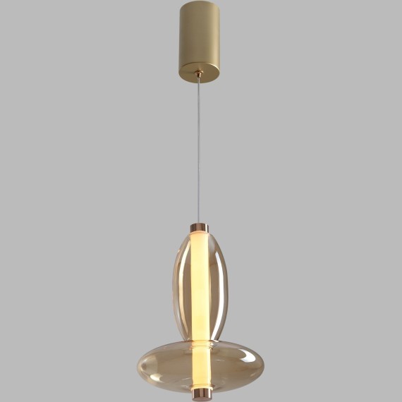 Светильник подвесной Crystal Lux QUASAR SP7W LED AMBER 3790/207