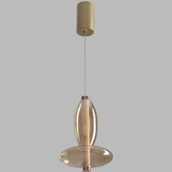 Светильник подвесной Crystal Lux QUASAR SP7W LED AMBER 3790/207