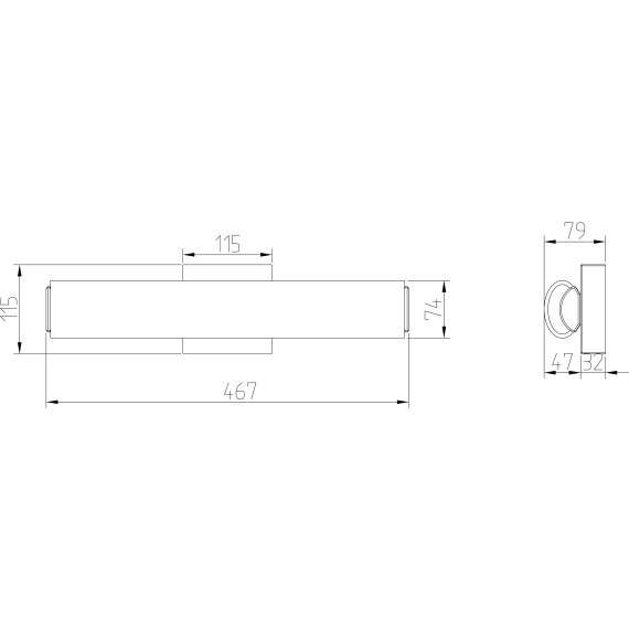 Подсветка для зеркал и картин Maytoni MIR073WL-L14CH4K GeloLED 14W