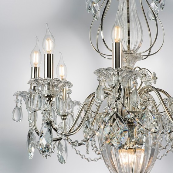 Хрустальная люстра подсвечник SCHON 790114