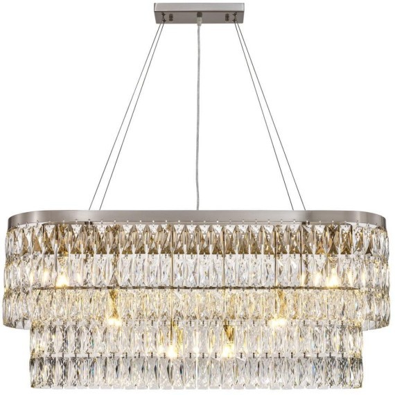 4715-12U, Подвесная люстра, L1000xW290xH450/1950, 12xG9x40W, excluded