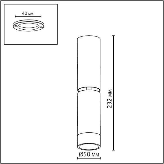 Потолочный светильник IP20 LED 8W 640Лм 3000K 24° 220-240V LIGO 7136/8CL