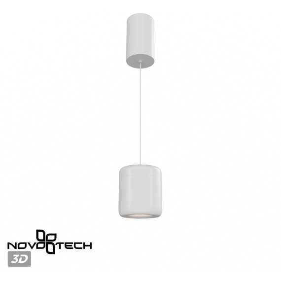 Светильник подвесной с механизмом регулировки высоты, провод 2м LED 10W 3000K 650Лм Novotech LISSE 359437