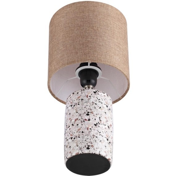 8141/1T MODERNI LN25 бежевый/коричневый, керамика/текстиль Настольная лампа Е27 1*60W 220V TERAZIO