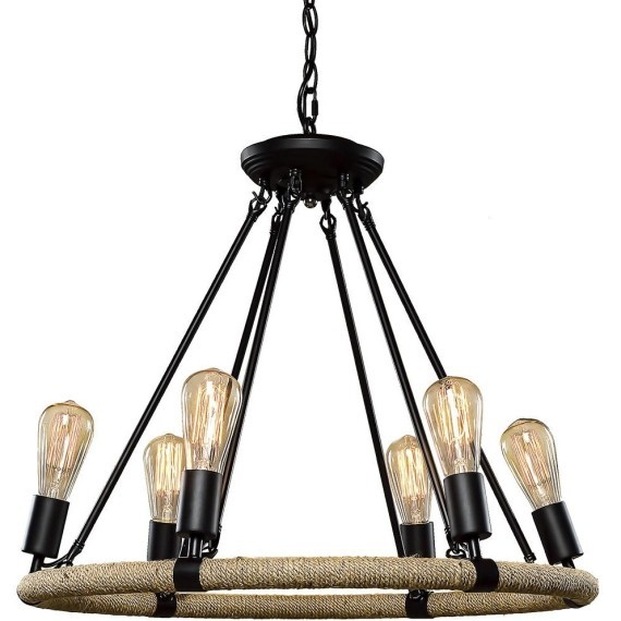 LOFT1861/6 Подвесная люстра LOFT IT Rope filament