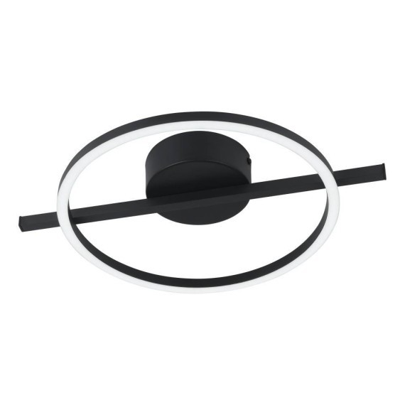 901113 AMANDOLO Светодиодный диммируемый потолочный светильник, 17Вт, 1900Лм, 2700-6500К, алюминий/сталь, черный/белый