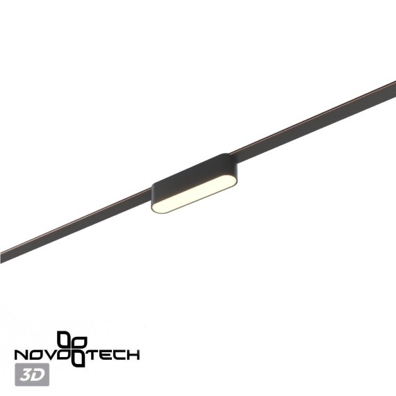 359461 Трековый ременный светодиодный SMART светильник c доп. механическим перекл. цветности Novotech EASY CRI90+ 3000-6000К 230Лм 110° 6W TUYA, Алиса, Wi-Fi