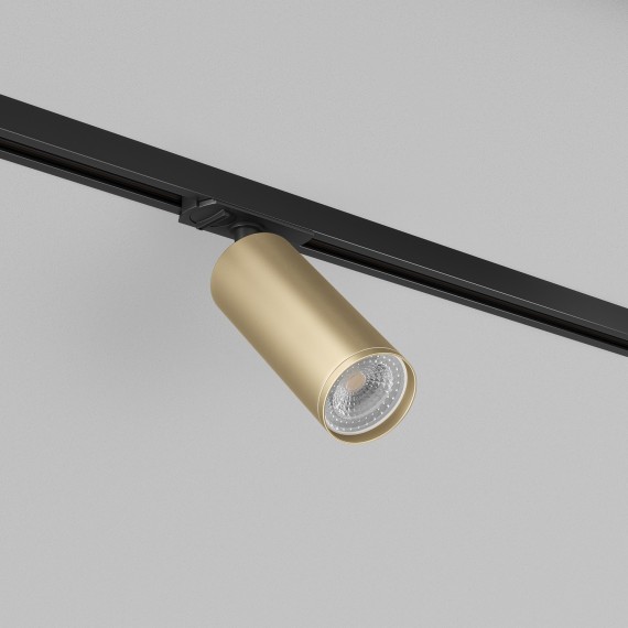 Однофазный двужильный трековый светильник Denkirs DK6202-BG Tube под сменную лампу GU10