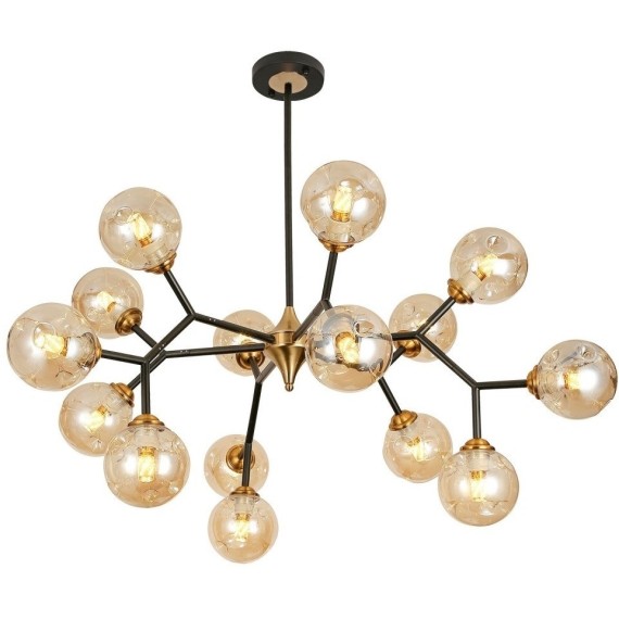 Люстра потолочная Lussole LSP-8309 ASTORIA IP21 под лампы 15xE27 600W