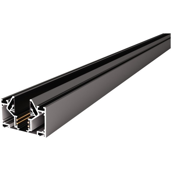 ST047.439.02 Шинопровод 48 под натяжной потолок  ST-Luce Черный Длина 3 000мм (Заглушки 2+2 в ком) SKYLINE 48