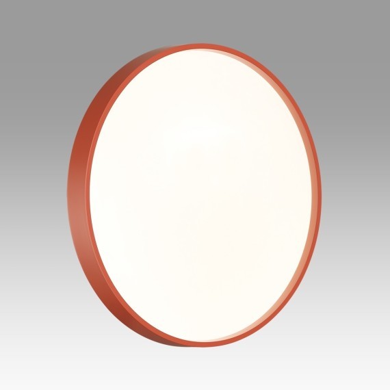 7744/EL COLOR SN Светильник светодиодный потолочный пластик/белый/красный LED 70Вт 3000-6000К D480 IP43 пульт ДУ MAVIC