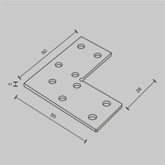 Угловой соединитель для накладных шин в случае запила их под 45 град Maytoni Exility TRA034CL-21