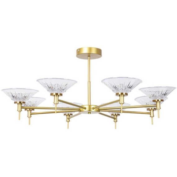 Люстра на штанге Arte Lamp ALESSIA A2076PL-8GO 