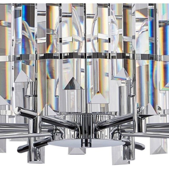 Люстра подвесная хрустальная 2114/09/08P Stilfort, серия Feeriya