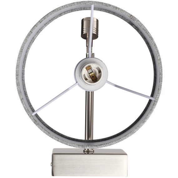 8251/2W MODERNI LN25 000  никель/серый, металл/текстиль бра Е14 40W + LED 3W 4000K 220V NIKKI