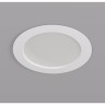 DK3049-WH Встраиваемый светильник, IP 20, 7Вт, LED, белый, пластик