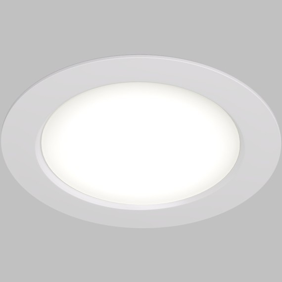 DK3049-WH Встраиваемый светильник, IP 20, 7Вт, LED, белый, пластик